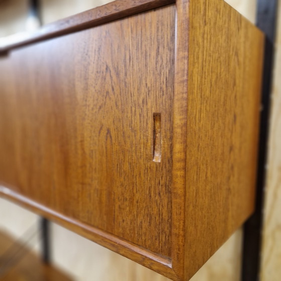 Poul Cadovius Royal System XXL Modulaire Wankast Wandrek Mid Century – Metal, Wood (photo 13 of 15)