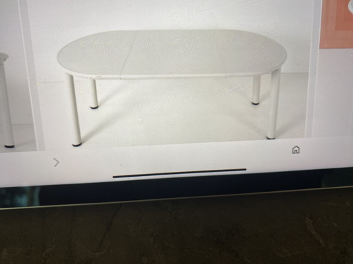 German extendable dining table model 720 Dieter Rams vintage