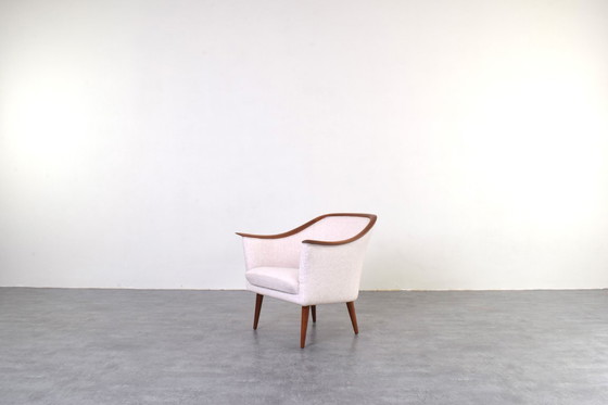 Image 1 of Poltrone Mid-Century in teak di Fredrik A. Kayser per Vatne Lenestolfabrikk, anni '60, set di 2