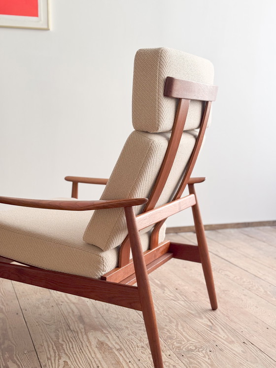 Image 1 of Mid-Century Danish Lounge Armchair in Teak FD 164 by Arne Vodder for France and Son., Denmark, 1960s