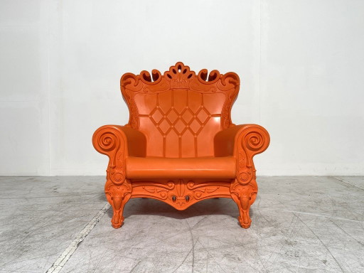 2 sillones deslizantes Queen Of Love - Moro & Pigatti - Juego de 2 - Naranja - Para interior y exterior (photo 2 of 7)