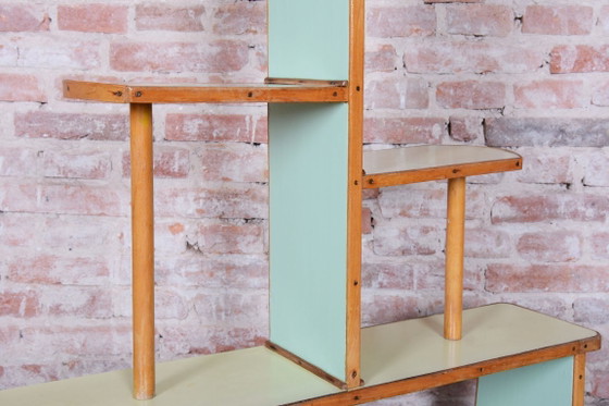 Artdeco Étagère restaurato, Faggio, Umakart, Repubblica Ceca, anni '30 – Scaffali a muro, Wood (photo 9 of 11)