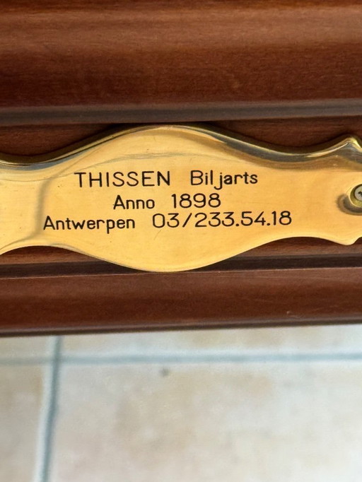 Billard américain haut de gamme - 1 pièce ardoise, bois massif
