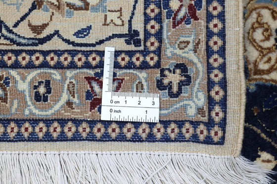 Image 1 of Alfombra persa original anudada a mano Nain 9 LA Fine con seda 190 x 128 cm Top condition