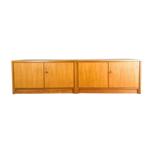 2x original Midcentury Sideboard WK Möbel Commode en noyer