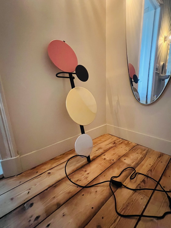 Image 1 of Please Wait To Be Seated Planet Lamp Indian Red (original design lamp)