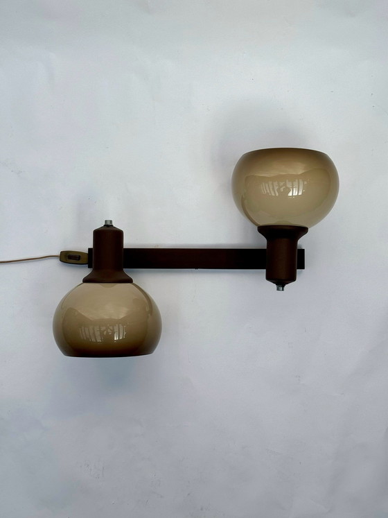 Image 1 of Lampada da parete Herda Mushroom Double Spot Space Age