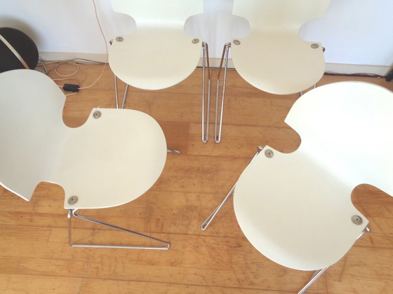 Image 1 of 4 Minsker dining chairs Fritz Hansen Denmark 1986
