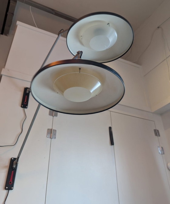 Image 1 of Lampade Panama, 2 pezzi. Di Wim Rietveld per Gipsen. (disponibili in set o singolarmente)