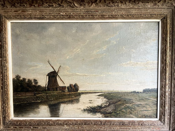 Image 1 of Aris Knikker (1887–1962) - Mill Landscape