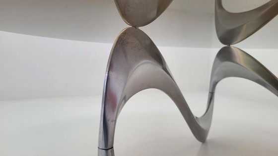 Image 1 of salontafel "Snake" by Knut Hesterberg for Ronald Schmitt, 1960s