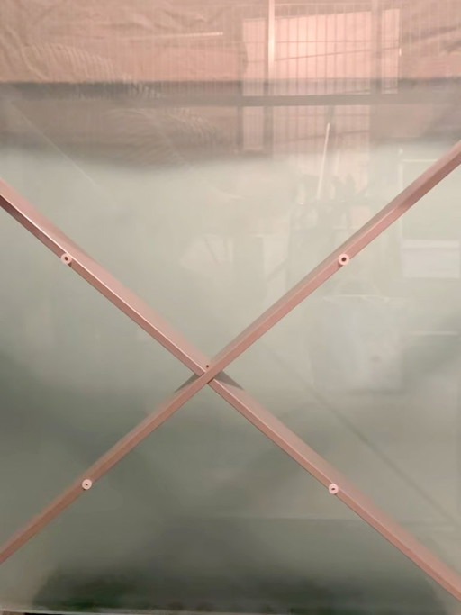 Christine Kröncke Carax coffee table in glass and steel