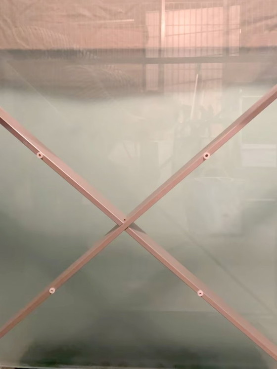 Image 1 of Christine Kröncke Carax salontafel van glas en staal