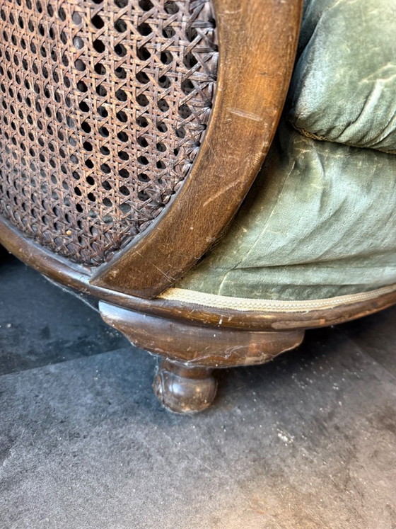 Image 1 of Panca vintage in rattan