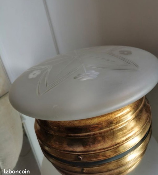 Italian Art Deco Ceiling Light