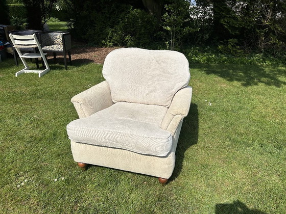 Image 1 of Sillón. (tapicería de lino)