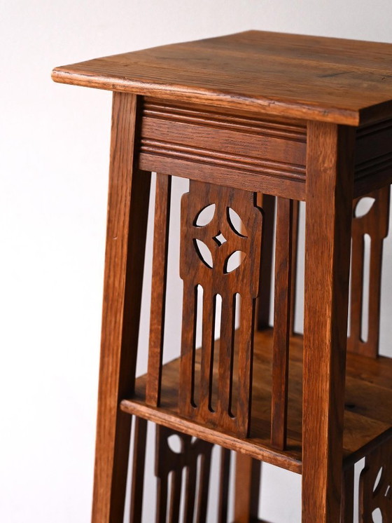 Image 1 of Jardinera escandinava de roble de principios del siglo XX