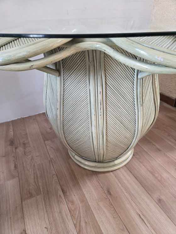 Image 1 of Rattan flower table, Vivai del Sud