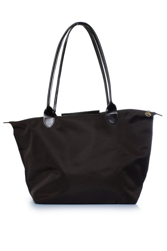 Longchamp, Brown Depose Medium Tote – Tote bags, Nylon (photo 3 of 8)