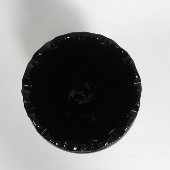 Image 1 of Art-Déco-Vase mit geripptem Rand, Doyen, Boom, 1930er Jahre