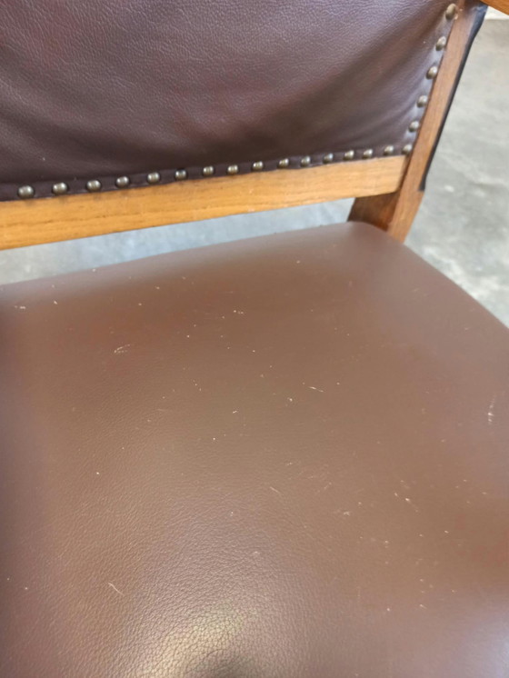 2 x Art Deco armchairs – Skai, Wood (photo 13 of 15)