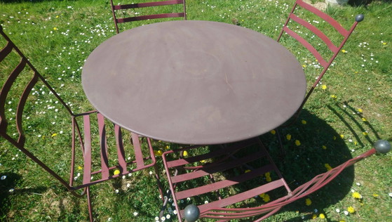 Tavolo da giardino + 4 sedie in ferro battuto – Fermob, Mobili da giardino, Iron (photo 4 of 7)