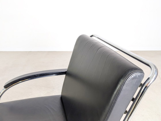 Image 1 of 2x Sillón KS 46 Midcentury Thonet Anton Lorenz Cuero negro