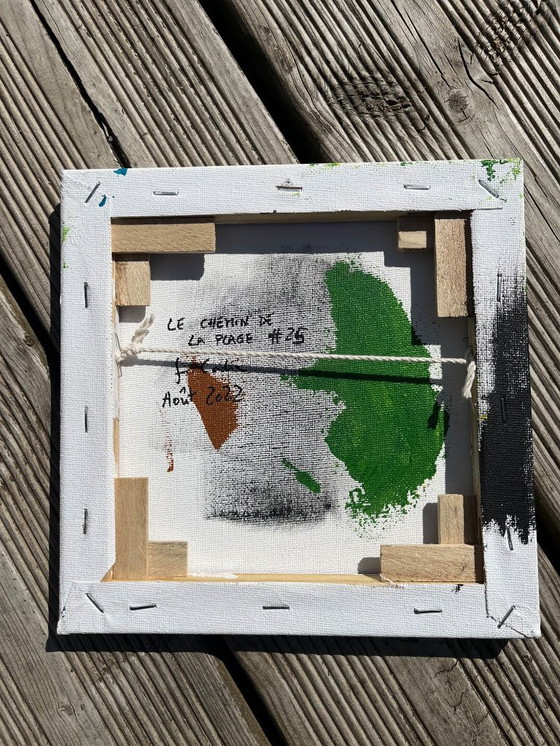 Image 1 of Acryl auf bespanntem Keilrahmen.  Format 20x20 cm.