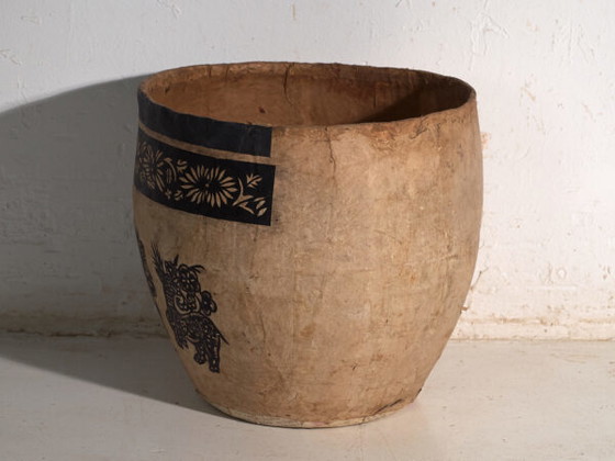 Antique Chinese papier-mâché container – China, circa 1900 – Decorative Objects, Paper (photo 30 of 40)