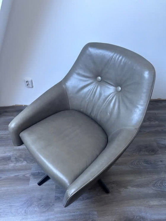 Sillón Montis Puk Low, Sillones, Cuero, Metal, Negro (foto 7 de 7)