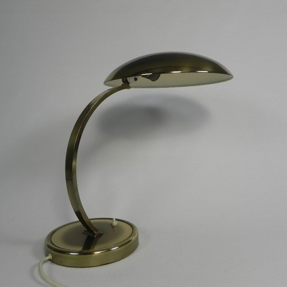 Image 1 of Bauhaus messing bureaulamp, model 6751 van Christian Dell voor Kaiser Leuchten