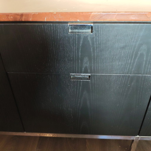Florence Knoll Gredenza – dressoirs, rvs, Marble (photo 2 of 8)