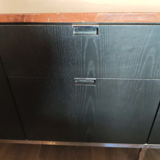Florence Knoll Gredenza – Sideboard, rvs, Marble (photo 2 of 8)