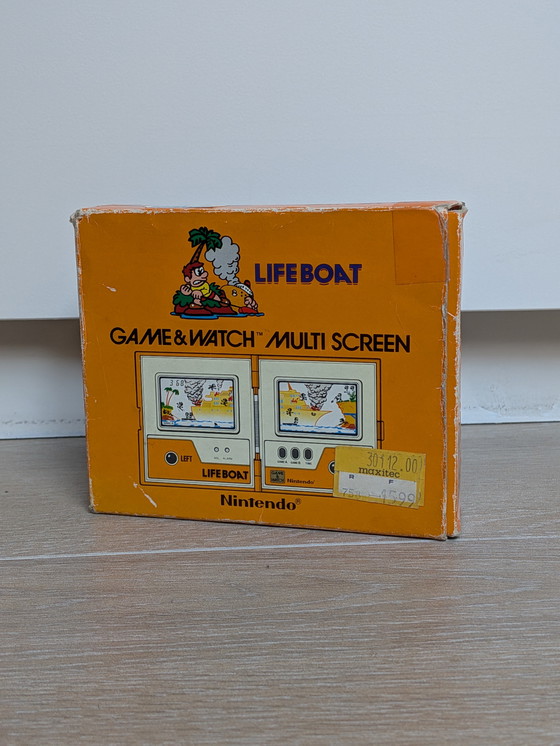 Image 1 of Vintage Nintendo Game & Watch ‘Lifeboat’ – Multi Screen – 1983 – with original box