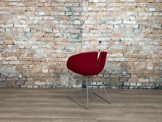 Moroso Fjord - rouge | Patricia Urquiola, Chaises de salle à manger, Textile, Métal, Modern (photo 4 sur 15)