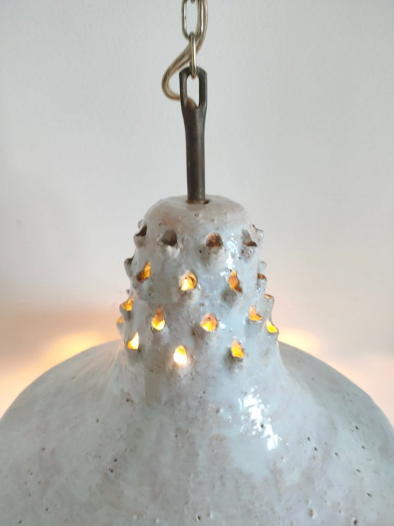 Image 1 of 60s/70s Ceramic Danish ceiling lamp