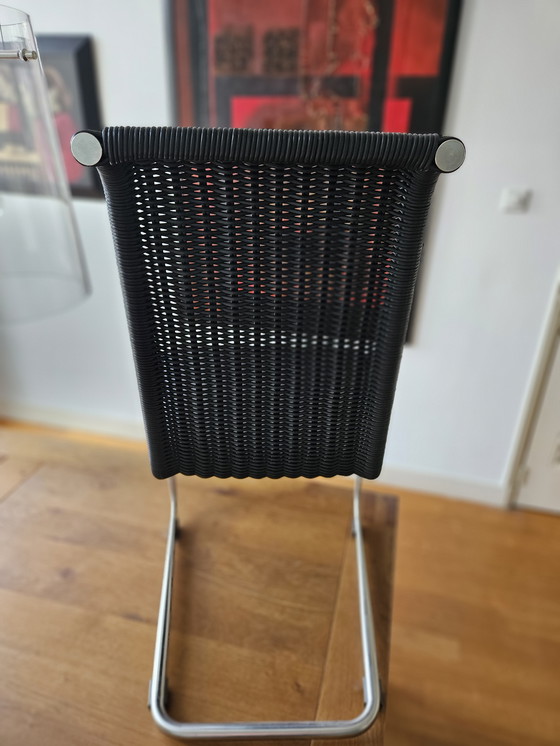 Image 1 of 4x Tecta B20 black with cushion