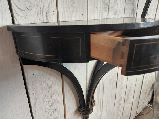 Console Mural – Hekman, Wood, Brass (photo 5 of 11)