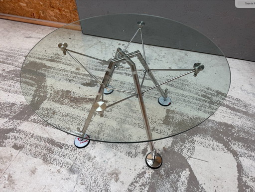 Table en verre Tecno Nomos
