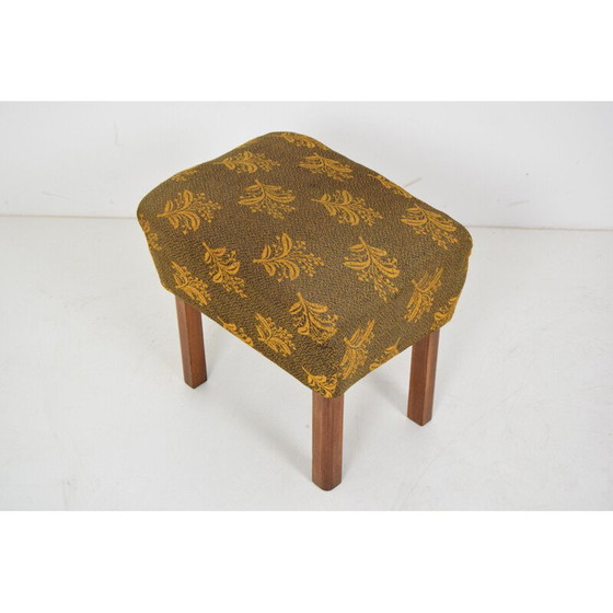 Image 1 of Mid-century Stool or Tabouret Czechoslovakia 1950s