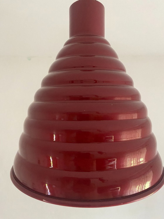 Vintage Sijaj Hrastnik industriële hanglamp, Joegoslavië, jaren 70 – Plafondlampen, Aluminium (photo 4 of 6)