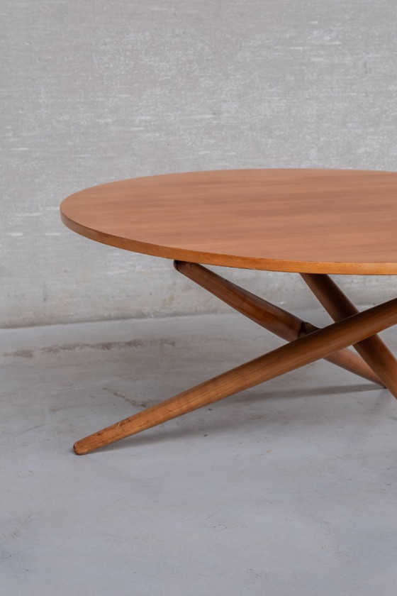 Image 1 of Seltener, verstellbarer Movex-Tisch von Jürg Bally, frühe 1950er Jahre