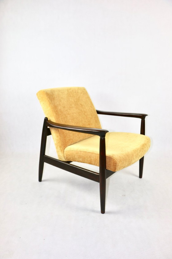 Image 1 of Poltrona gialla GFM-64 attribuita a Edmund Homa, anni '70