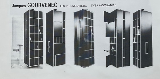 Drehbares Bücherregal – Jacques Gourvenec, Bücherregale, Wood (photo 5 of 6)