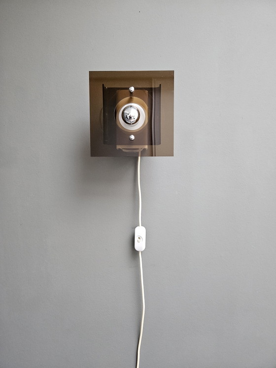 Image 1 of Lampe murale Herda Space Age en plexiglas
