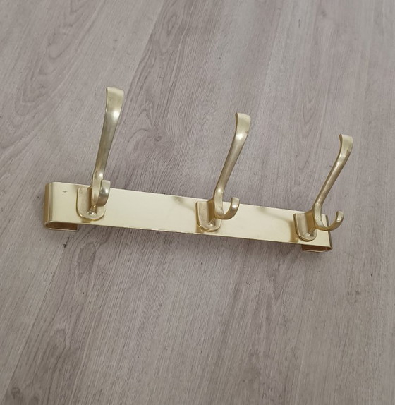 Fifties Brass Coat Rack (photo 3 of 7)