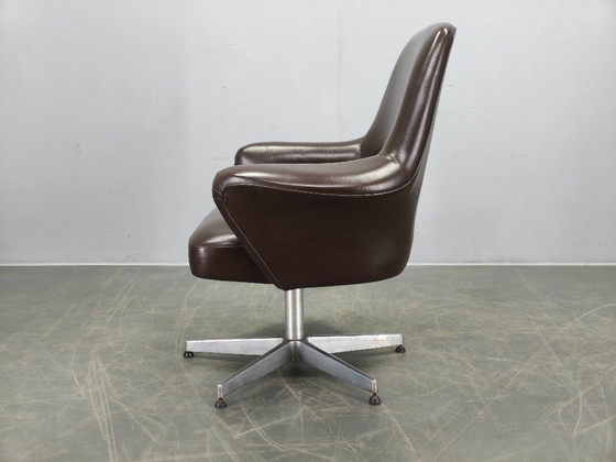 Image 1 of Sillón giratorio italiano Mobiltecnica Torino, década de 1960.