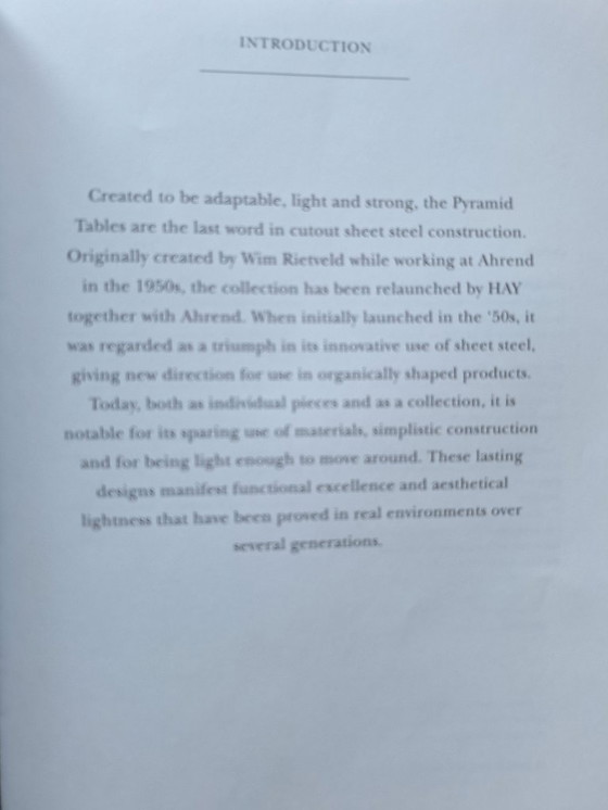 Image 1 of Hay table Pyramid 02 oak 190 x 85 x 74