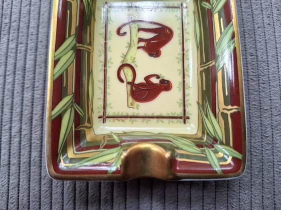 Hermès Monkeys Bamboo Piccolo Posacenere Svuotatasche in Porcellana Stampata – Accessori da tavola (photo 3 of 17)