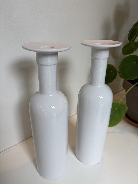Image 1 of Twee kandelaars van Marcel Wanders voor de Bijenkorf